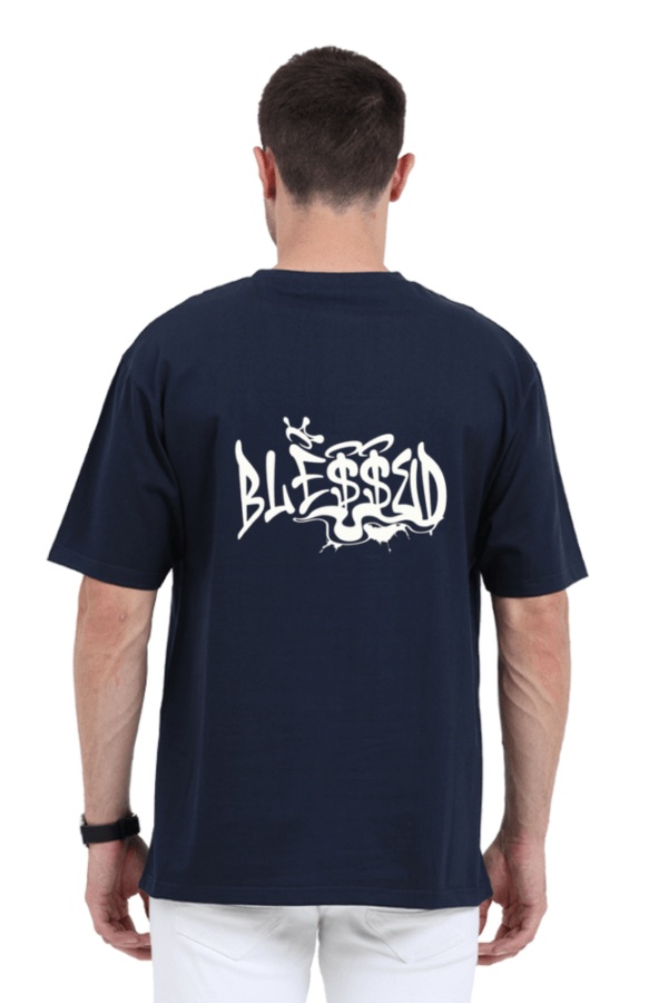 Unisex Oversized Classic T-Shirt - Blessed - Image 3