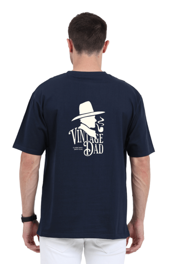 Catalyst HQ "Vintage Dad" Oversized Black T-Shirt – Unisex - Image 3
