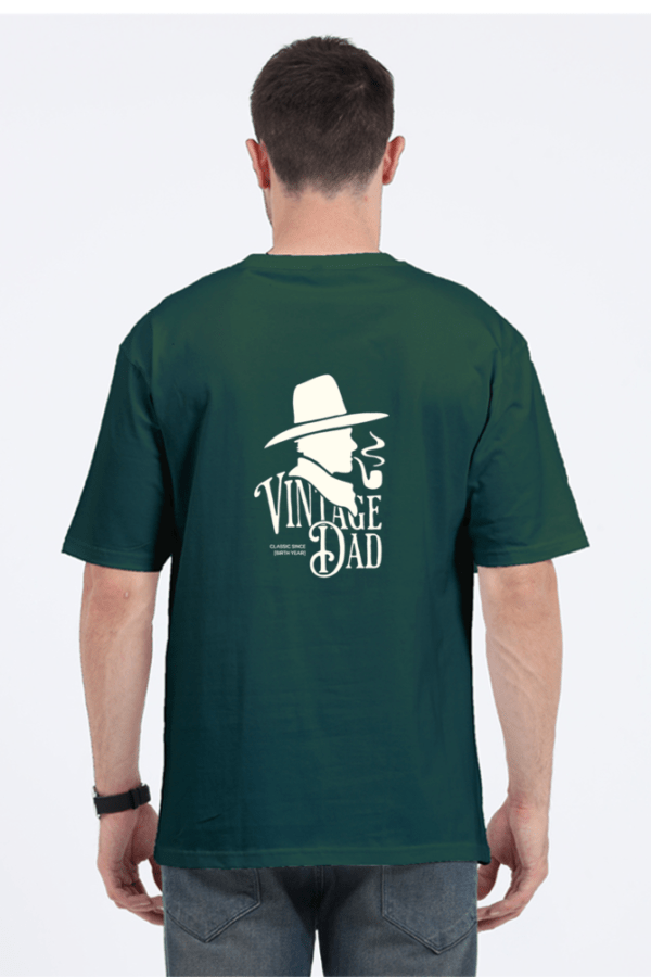 Catalyst HQ "Vintage Dad" Oversized Black T-Shirt – Unisex - Image 2