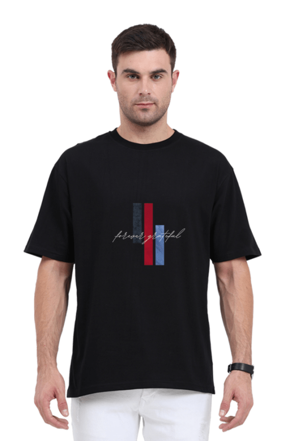 “Forever Grateful” Unisex Oversized T-Shirt - Image 2